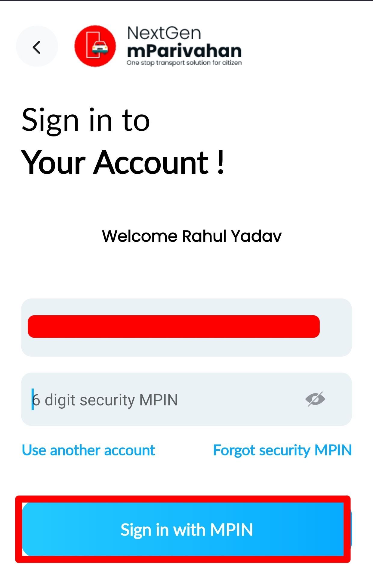 Vehicle Insurance Login