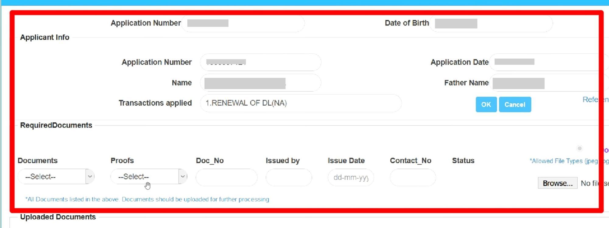 Document Upload