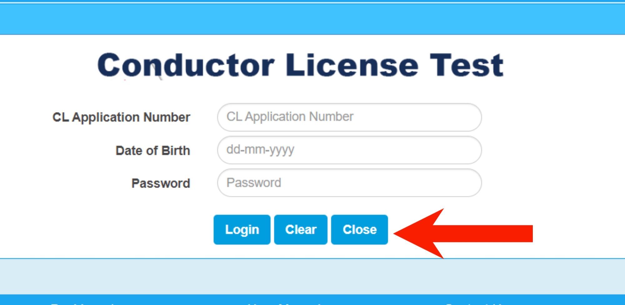 Conducter Licence Test