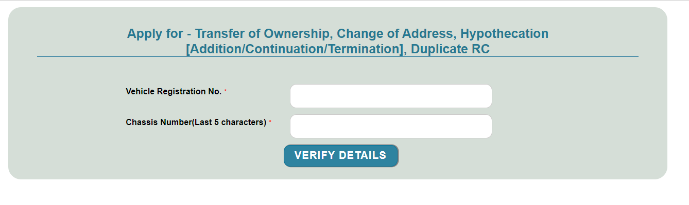 Transfer of Ownership