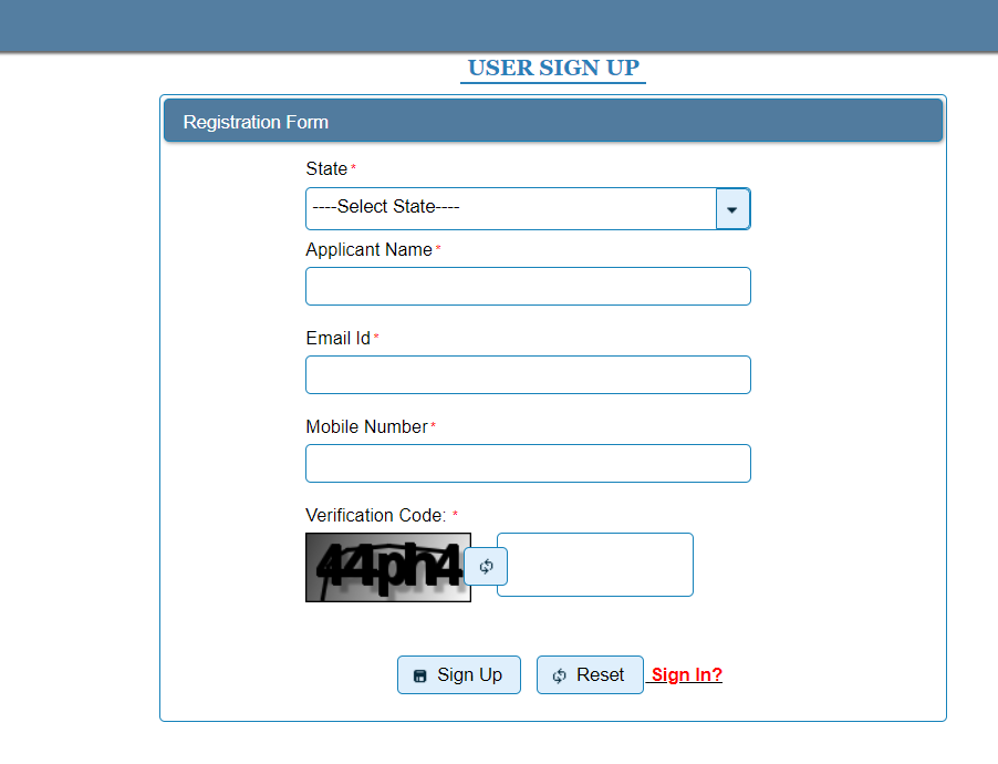 Sign UP Fancy Number