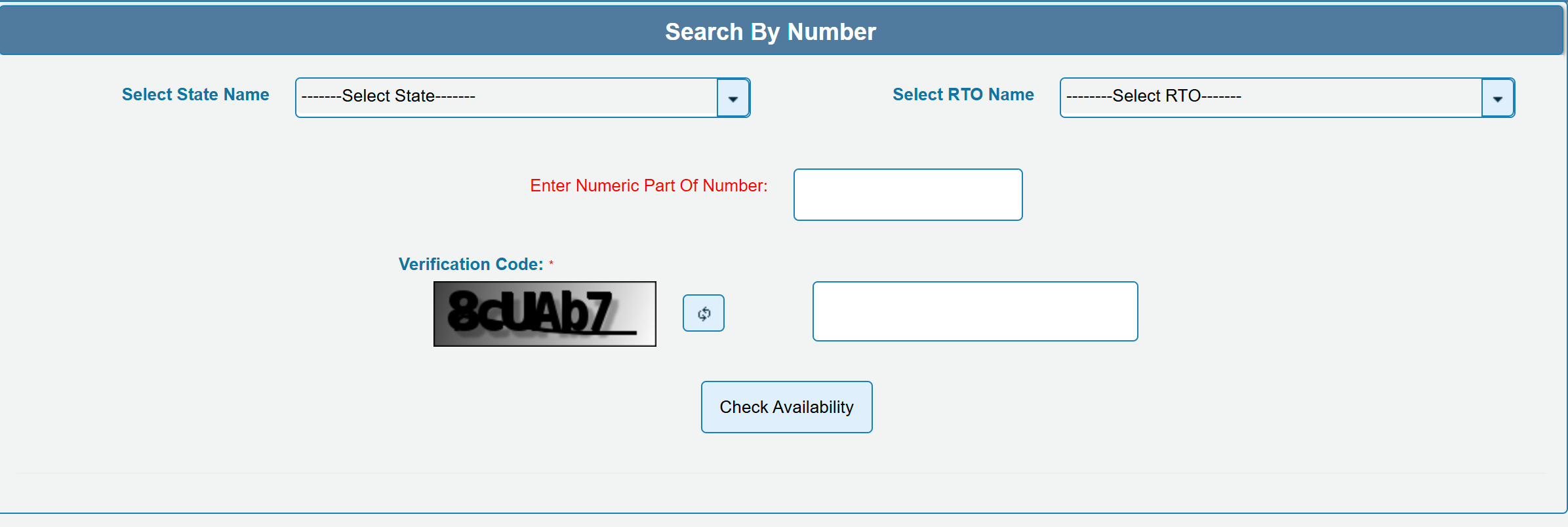 Search By Number